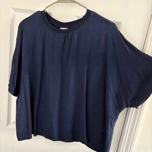 A New Day Navy Blue Casual Top XXL